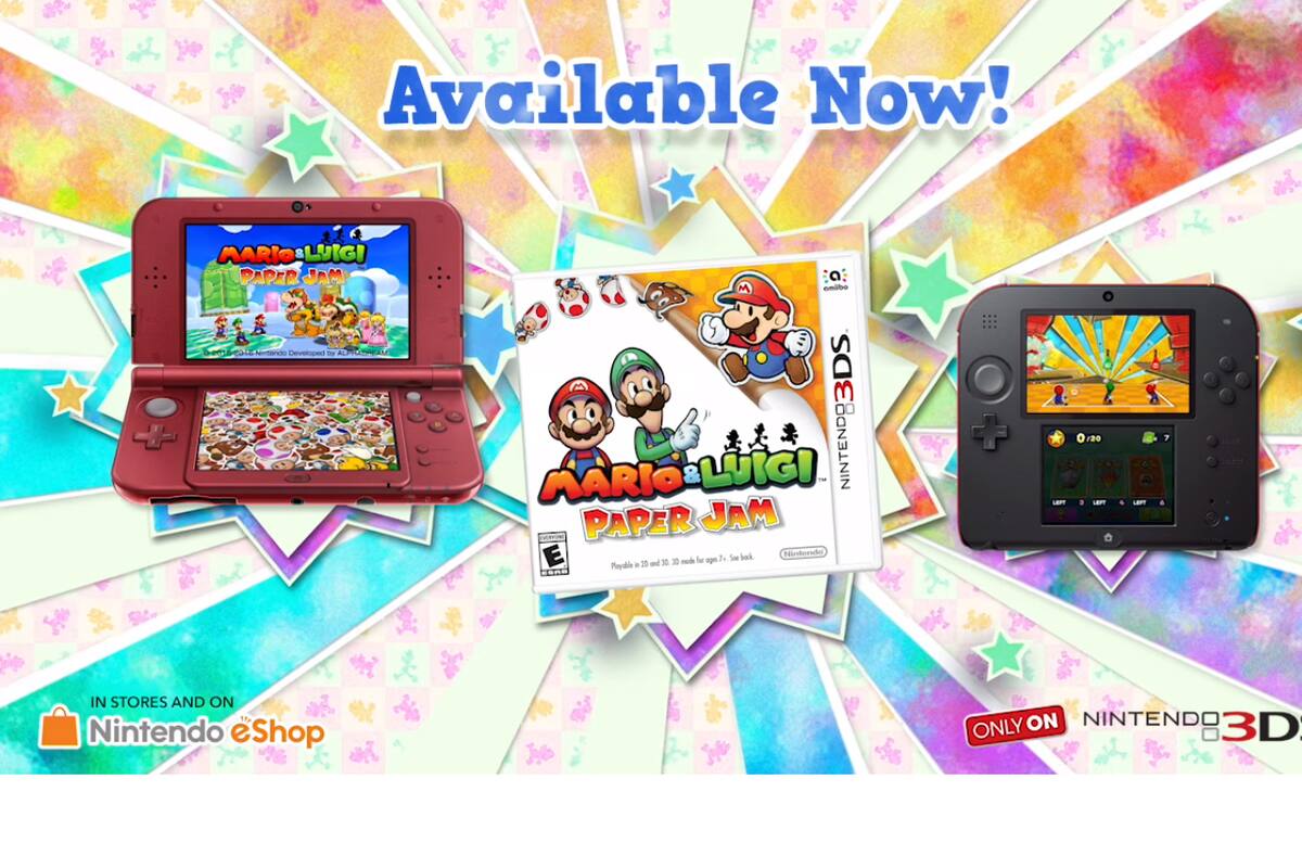 Mira el nuevo trailer de Mario & Luigi Paper Jam