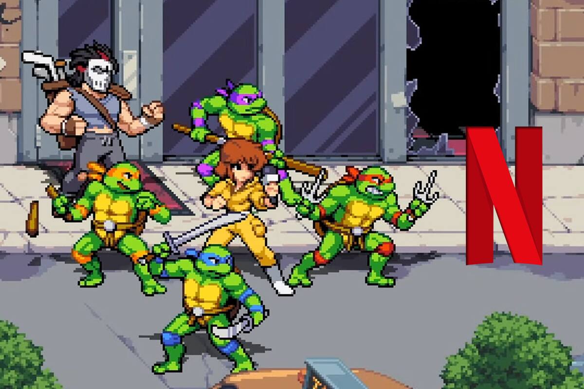 Netflix te dejará jugar TMNT: Shredder’s Revenge y más joyas indies sin costo adicional