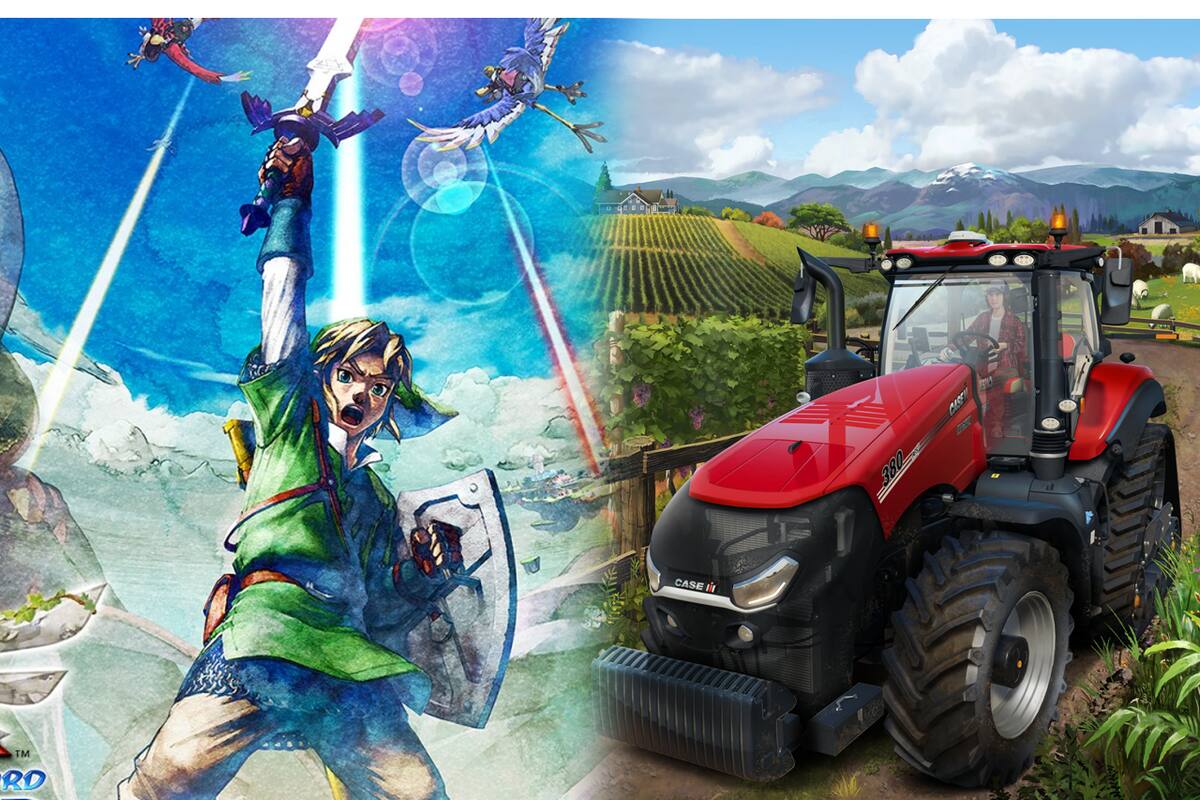 Farming Simulator 22 fue más popular que Forza Horizon 5 y Zelda: Skyward Sword HD