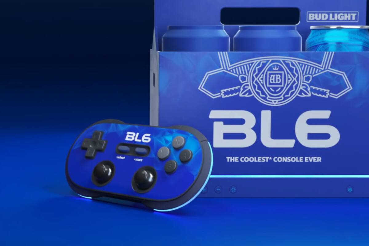 Bud Light revela la BL6, una consola que permitirá jugar y mantener cervezas frías