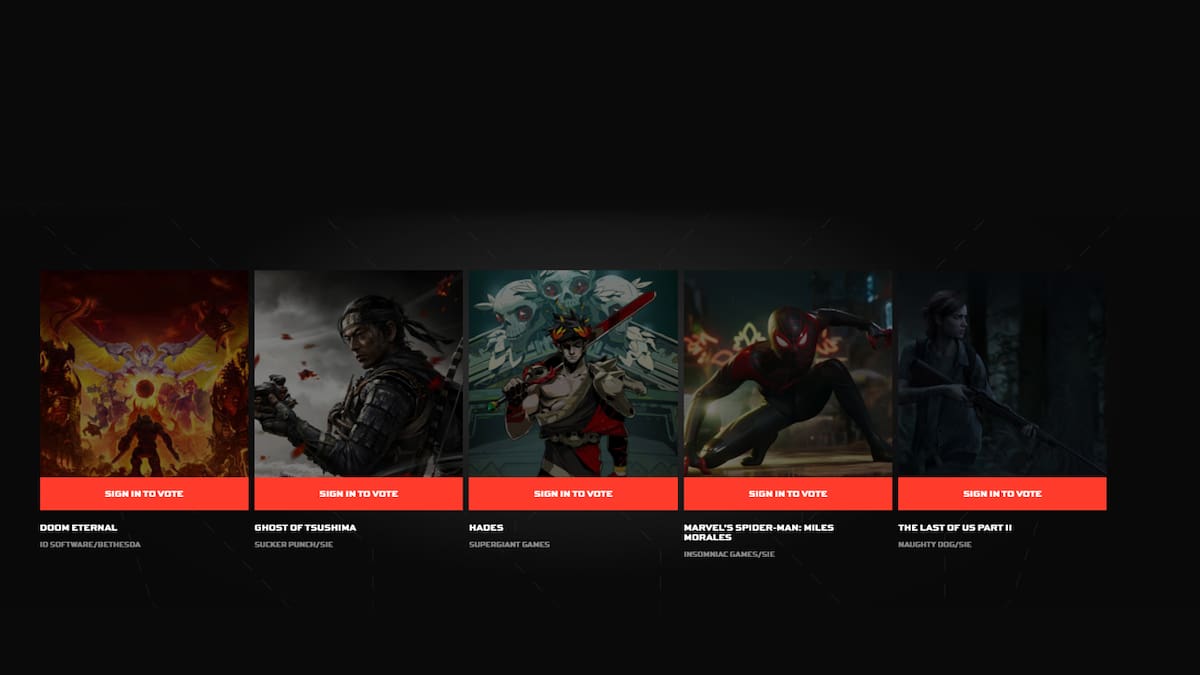 El sitio ahora muestra que todos han votado por un juego de PlayStation