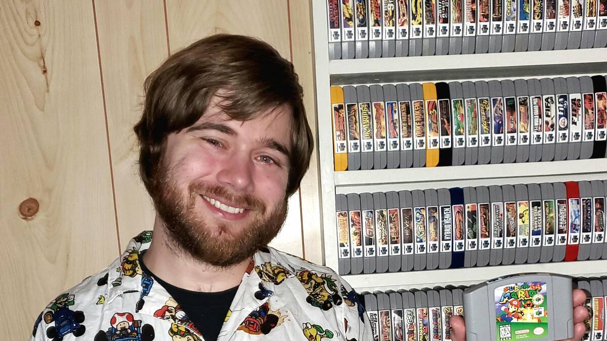 El streamer AceGamerSam completó los 296 títulos de la consola que llegaron a Norteamérica