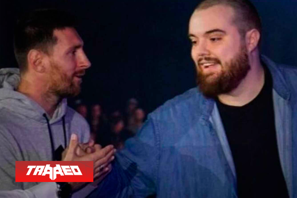 Trolleada del KUN: Le dan la gran sorpresa a Ibai y aparece en cena despedida de Messi sin darse cuenta
