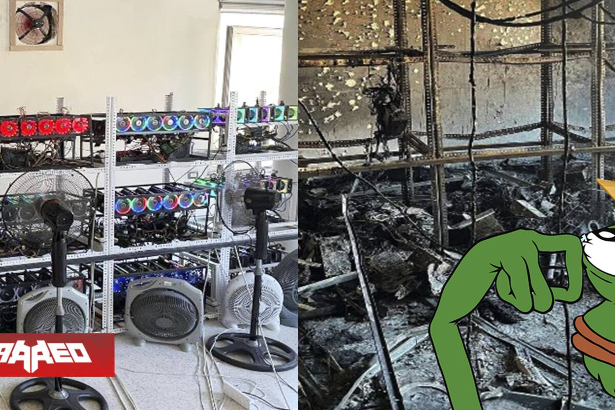 Minero de criptomonedas pierde 90 Tarjetas de Videos avaluadas en casi 100 mil dólares en un incendio
