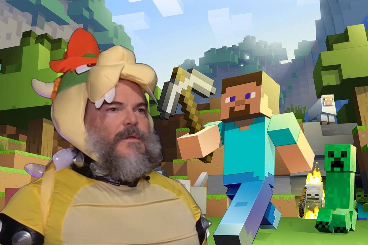 Minecraft: filtración de la película live-action revela cómo luce Jack Black como Steve