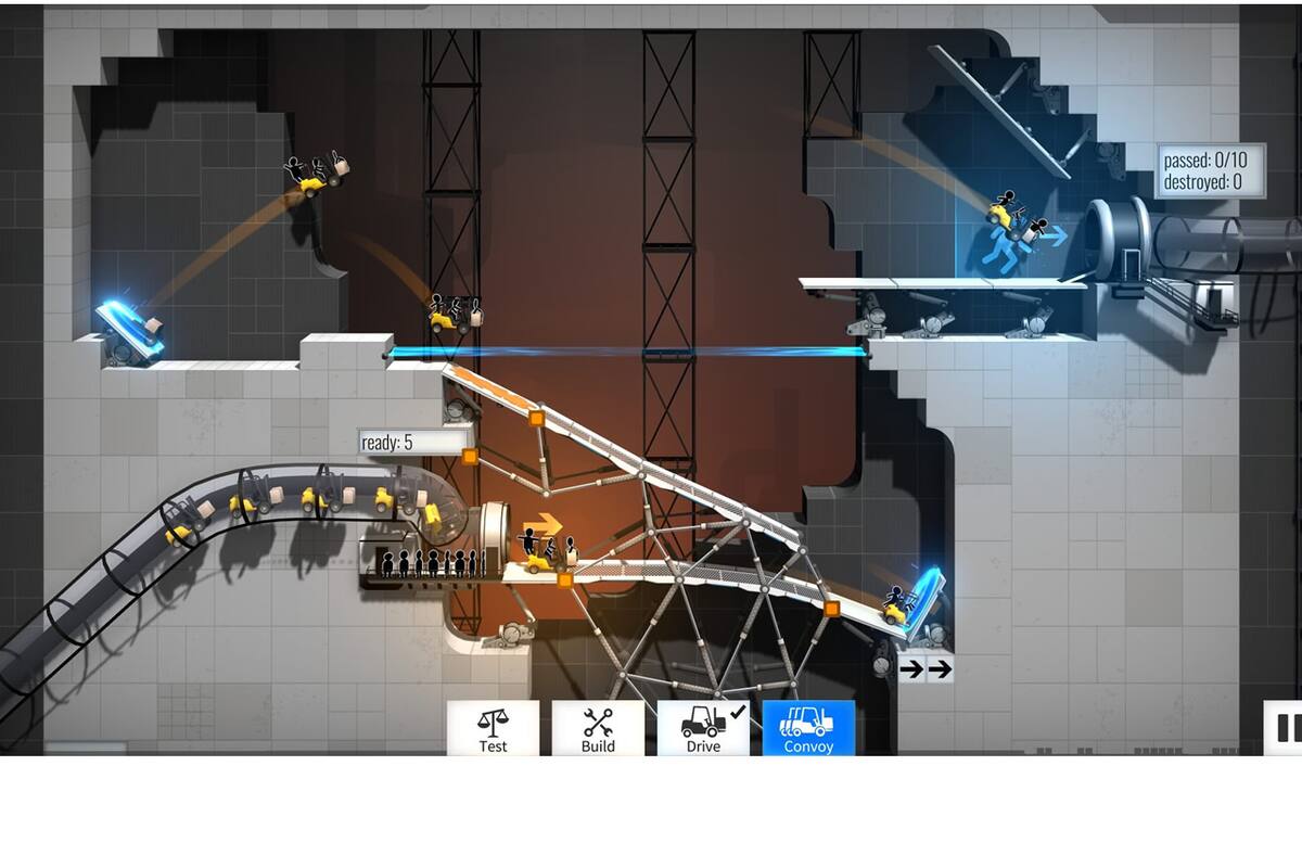 Así se juega Bridge Constructor Portal