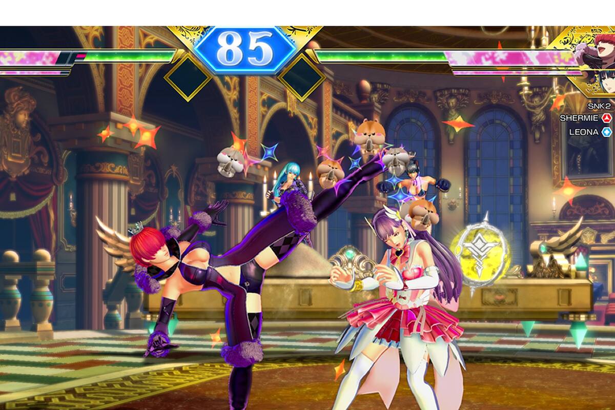 Acaba con tus rivales en SNK Heroines: Tag Team Frenzy