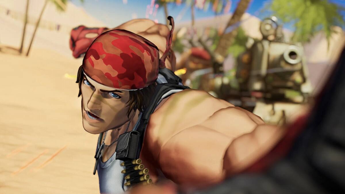 El título de peleas presentó un fantástico escenario inspirado en Metal Slug