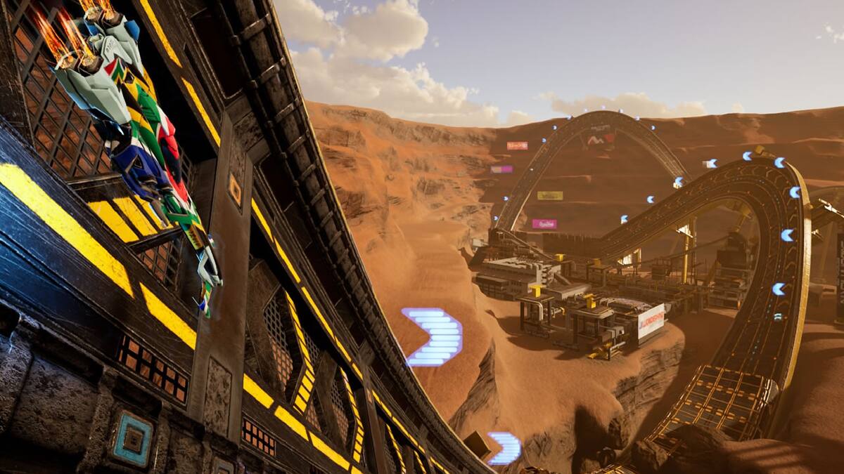 El título de R8 Games se inspira en las glorias de WipeOut