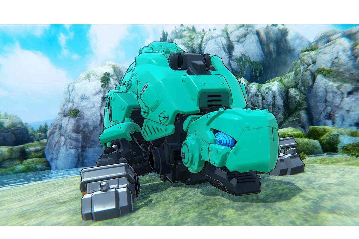 Wild Liger y Ganontas pelean en gameplay de Zoids Wild: King of Blast