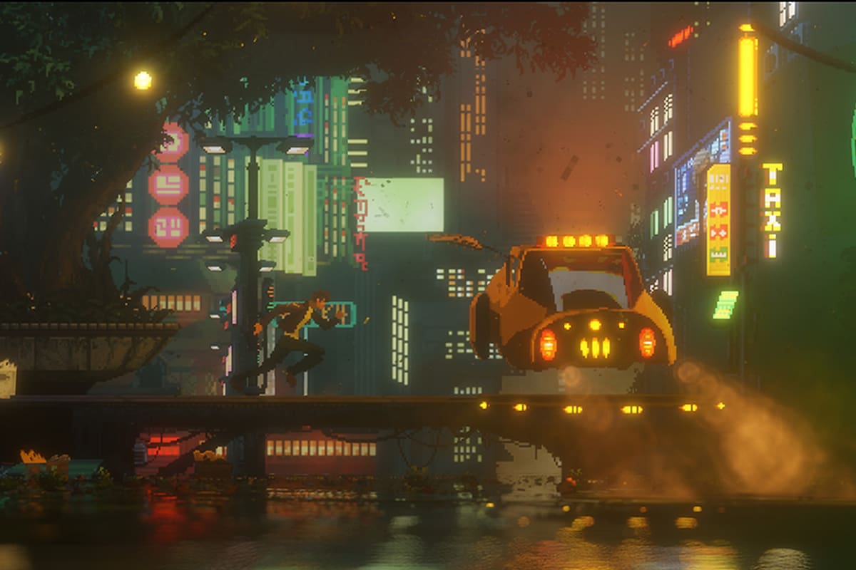 Así lucen las atmósferas cyberpunk de The Last Night