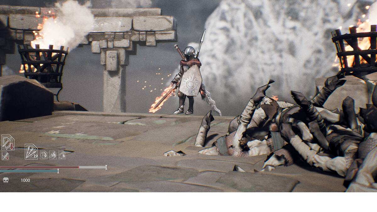 El título inspirado en la serie Souls estará disponible primero en consolas