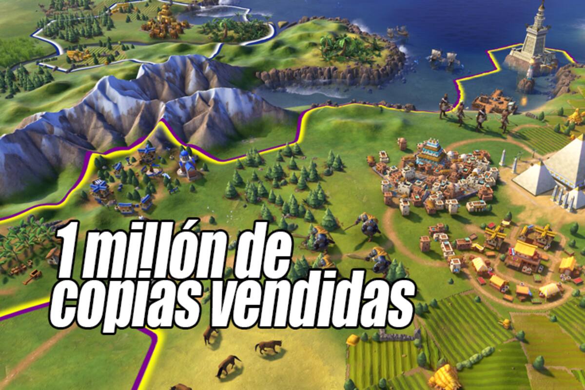Civilization VI ya vendió más de un millón de copias en Steam