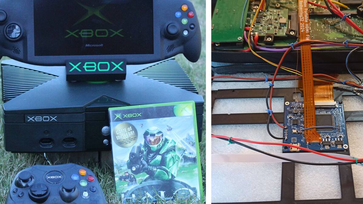 El usuario convirtió la primera consola de Microsoft en un dispositivo muy similar al Steam Deck
