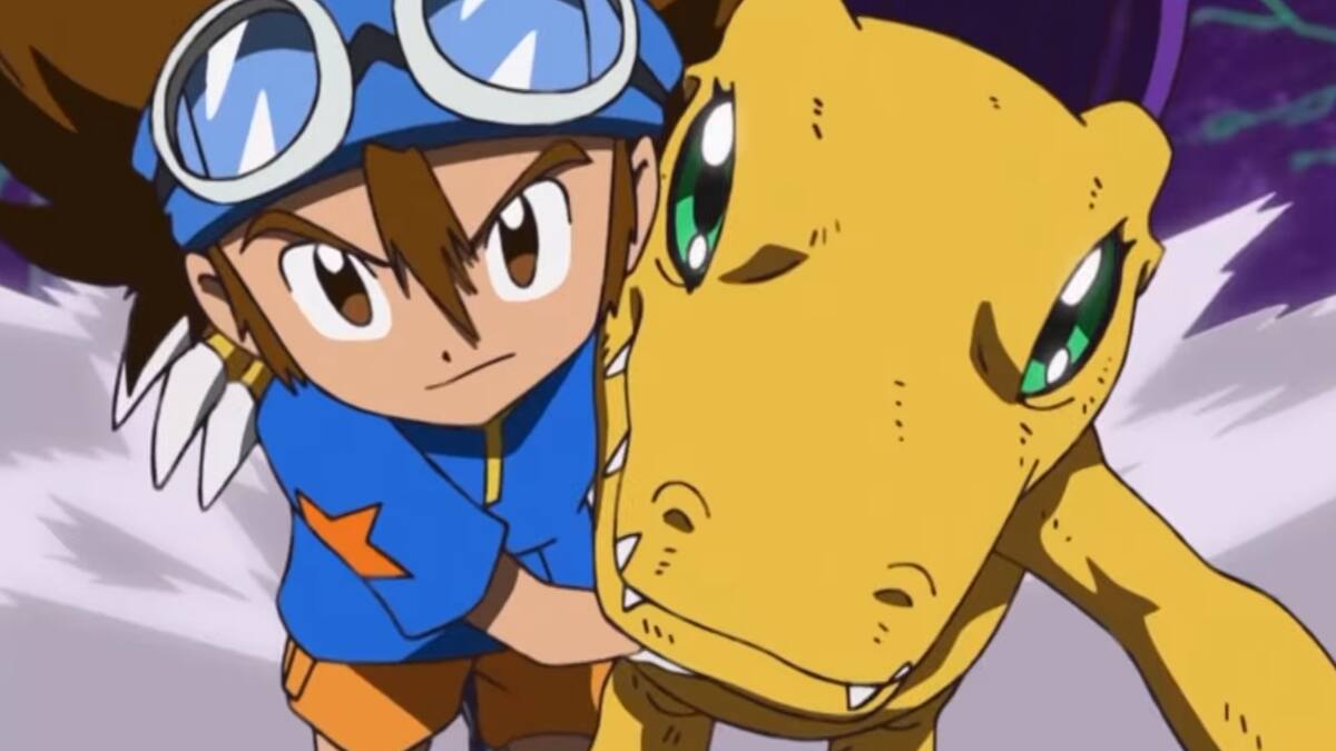 El video está lleno de acción con Tai y Agumon