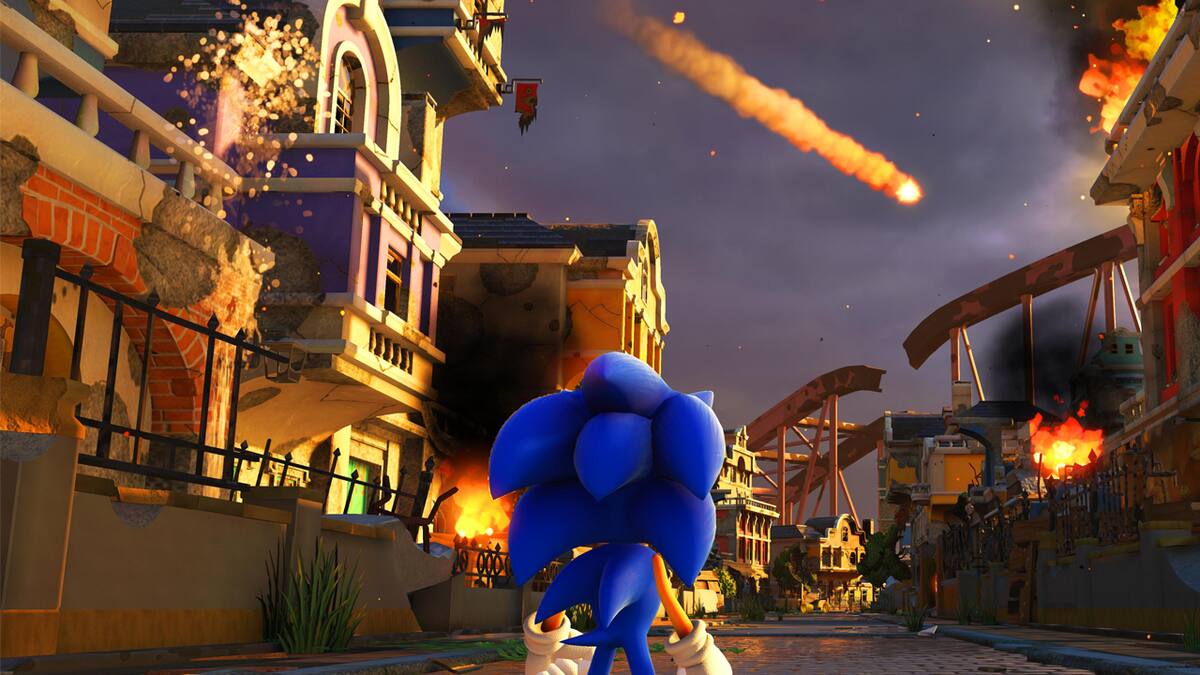 El video muestra al Sonic moderno