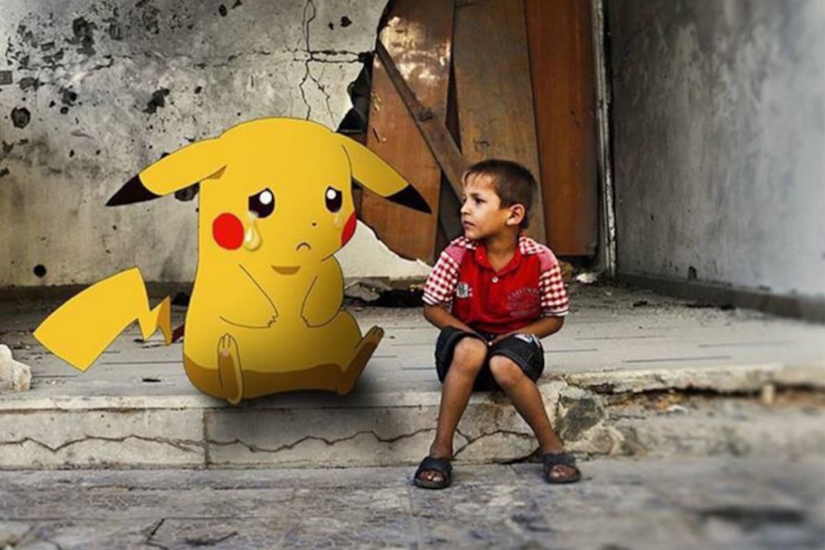Pokémon Go es usado como mensaje para mostrar la situación de Siria