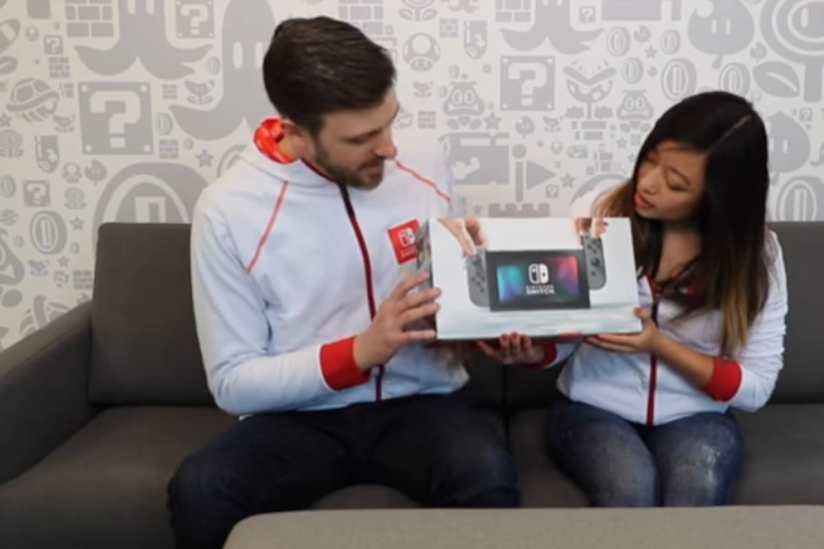 El unboxing oficial de la Nintendo Switch está aquí
