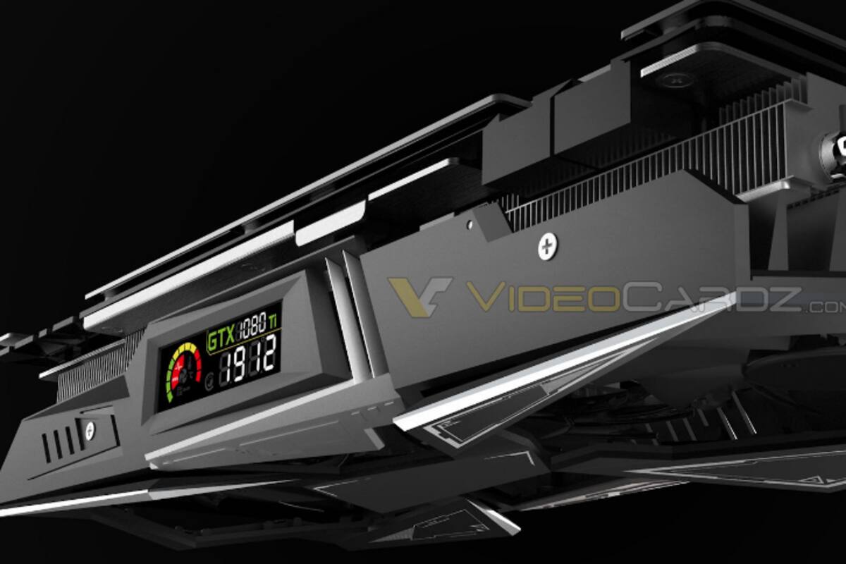Esta NVIDIA GTX 1080 TI incluye una pantalla LCD