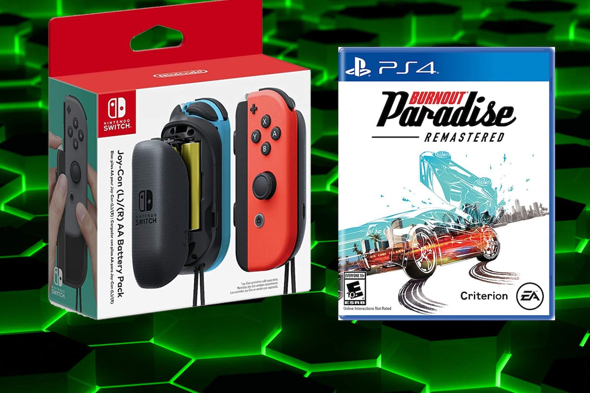 Ofertas de la semana: Joy-Con battery pack, Burnout Paradise e Injustice 2