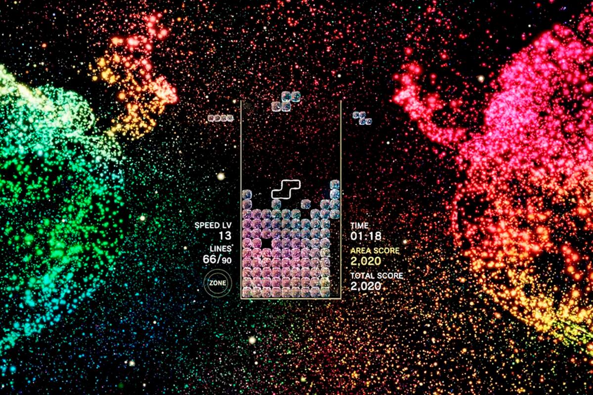 Este alucinante tema dinámico de Tetris Effect para PS4 está disponible gratis