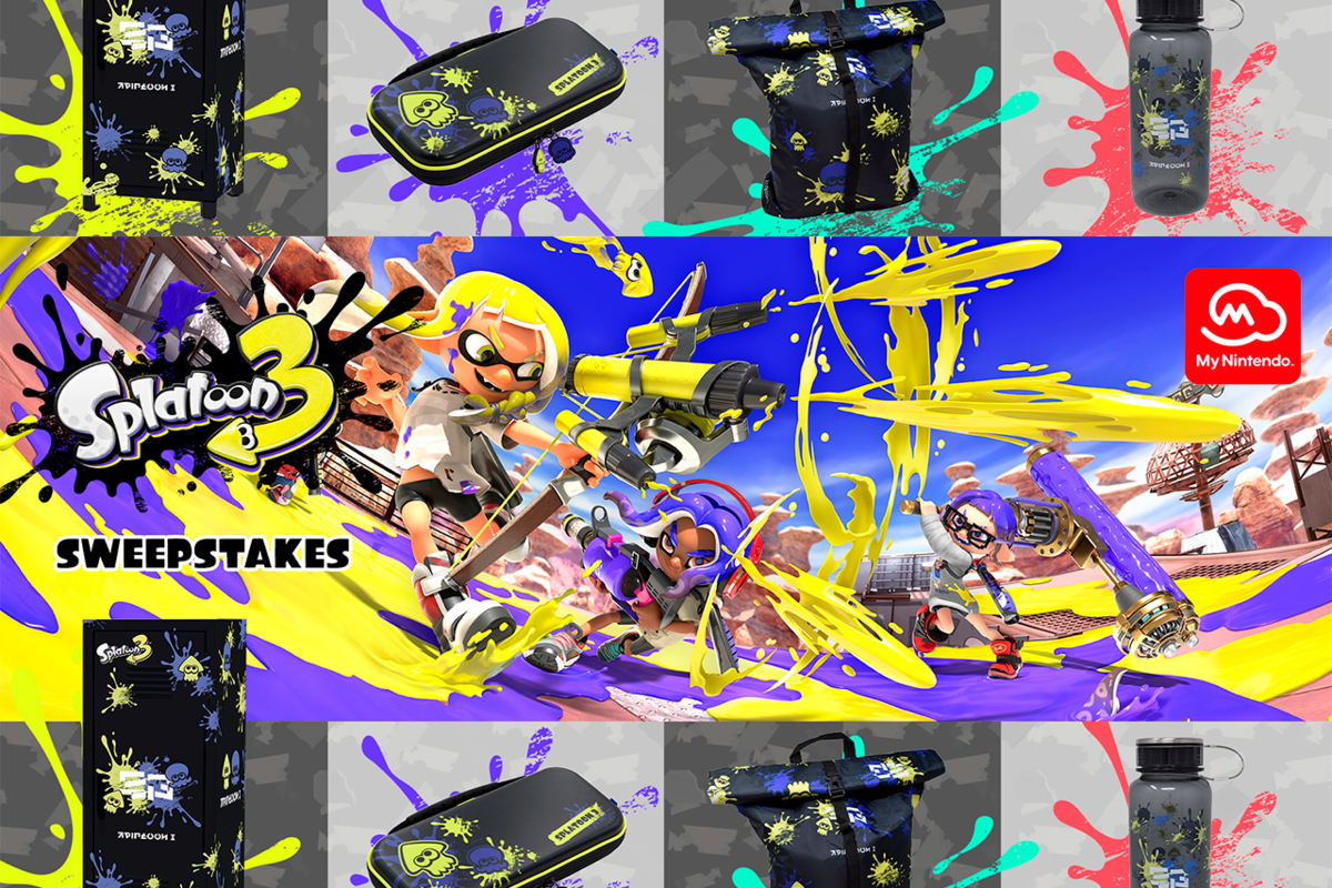 Splatoon 3 will raffle official merch to My Nintendo members