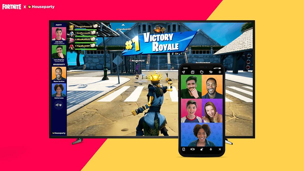 Epic Games anunció la integración de la app Houseparty al Battle Royale