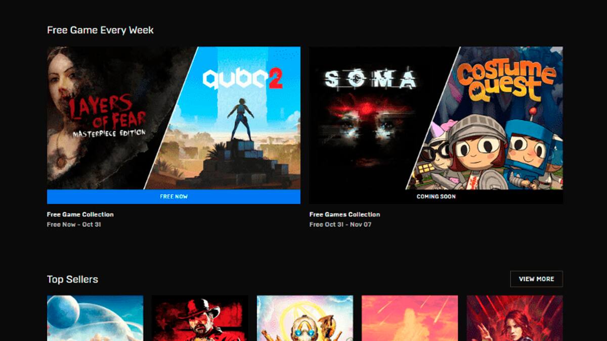 Epic Games Store no se queda atrás y anuncia varias novedades para su página de inicio