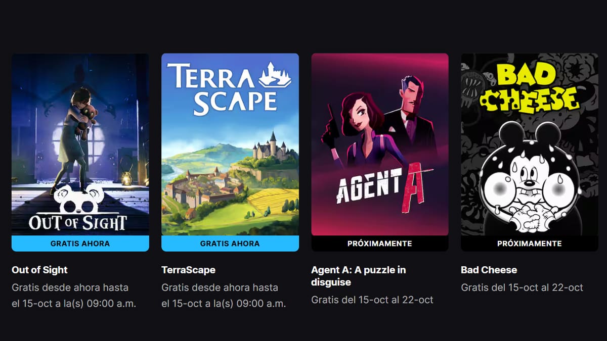 Epic Games Store nuevos regalos