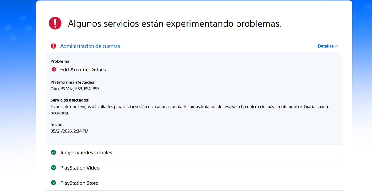 Error PSN
