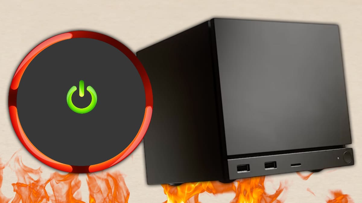 error rojo Steam Machine