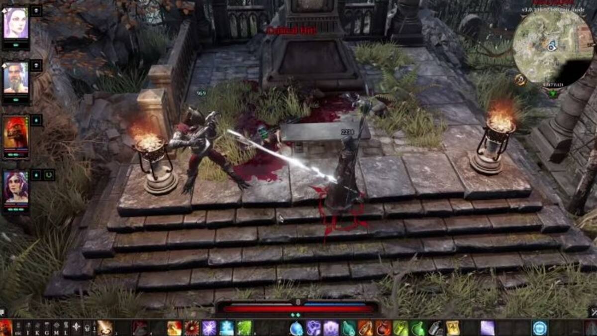 Es el juego de lanzamiento más famoso del desarrollador Larian Studios.