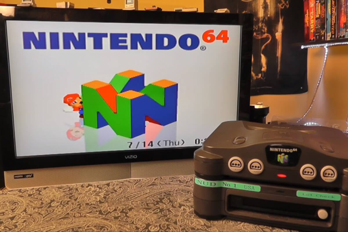 Video de la N64 Disk Drive americana en acción