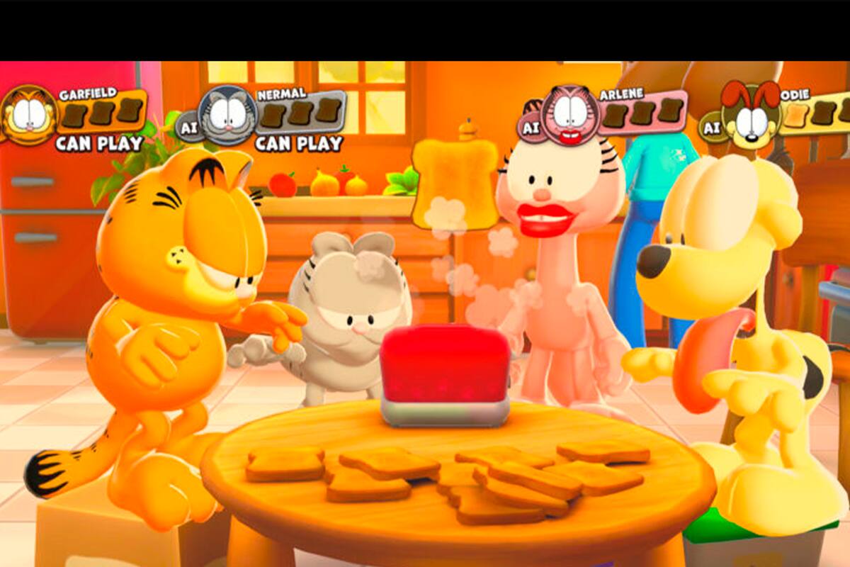 Garfield Lasagna Party ya tiene fecha de lanzamiento en consolas y PC