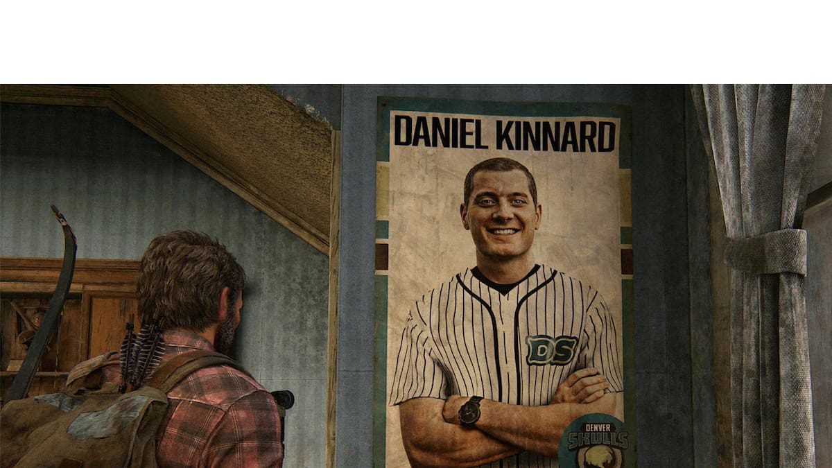 Es posible encontrar una fotografía de Daniel Kinnard en el remake del videojuego