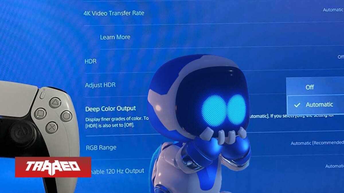 "Es posible que desees verificar la configuración de tu televisor y PS5"