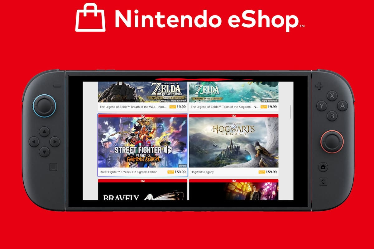 Nintendo sorprende con ofertas de hasta 80% en Switch 2 y Switch para juegos de terceros en la eShop
