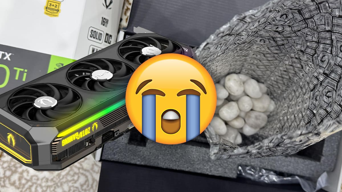 Estafa tarjeta gráfica RTX 5070