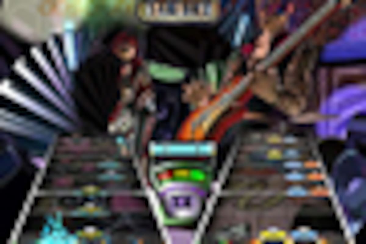 Platillos en la batería para Guitar Hero IV.