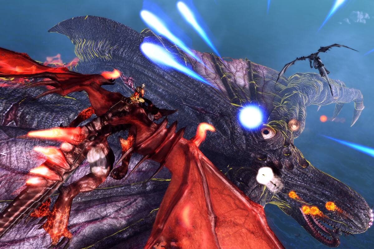 Crimson Dragon: Montando al dragón