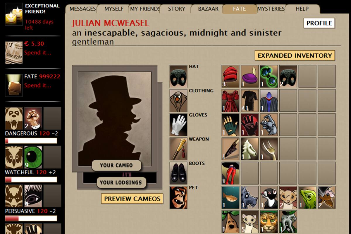 Fallen London: Clásico que regresa