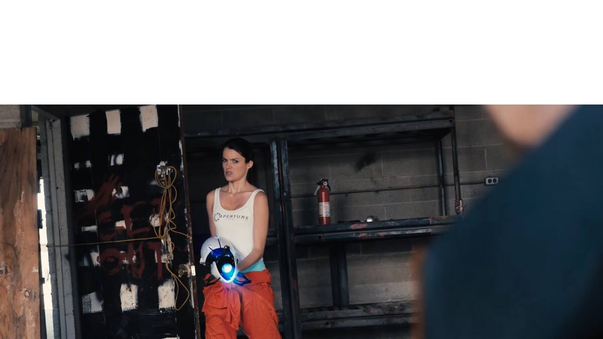 Esto pasaría si Gordon Freeman y Chell se conocieran