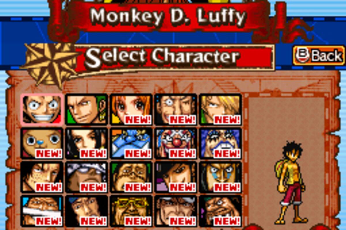 One Piece: Gigant Battle: La tripulación pirata de Luffy