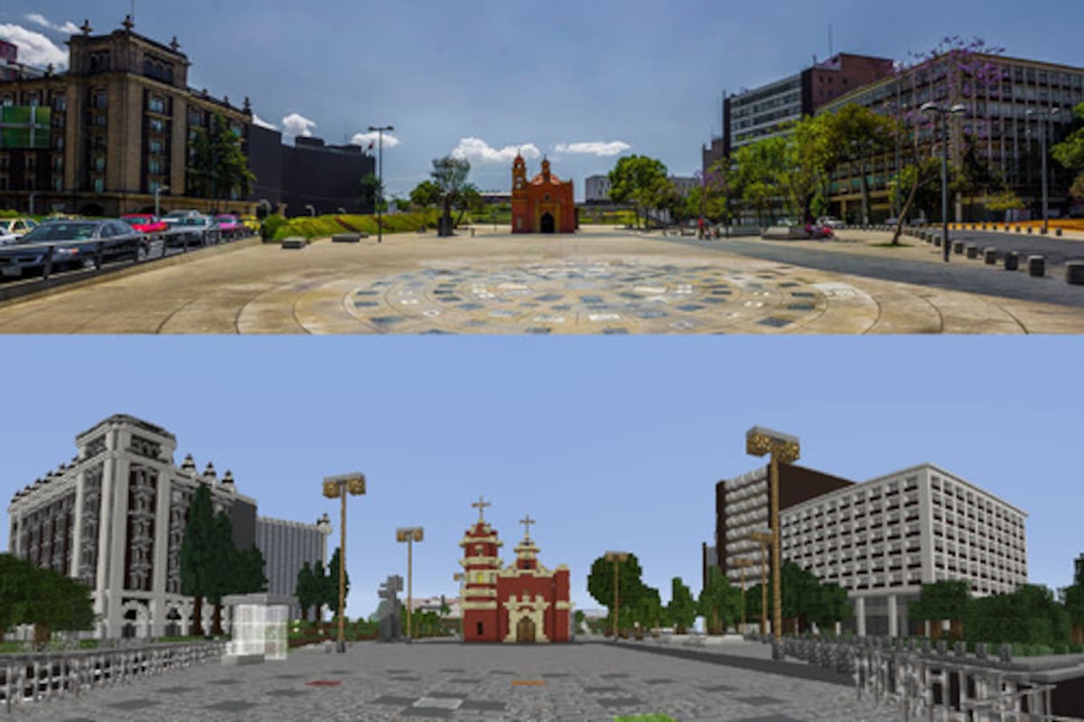 Minecraft ayuda a mejorar espacios públicos