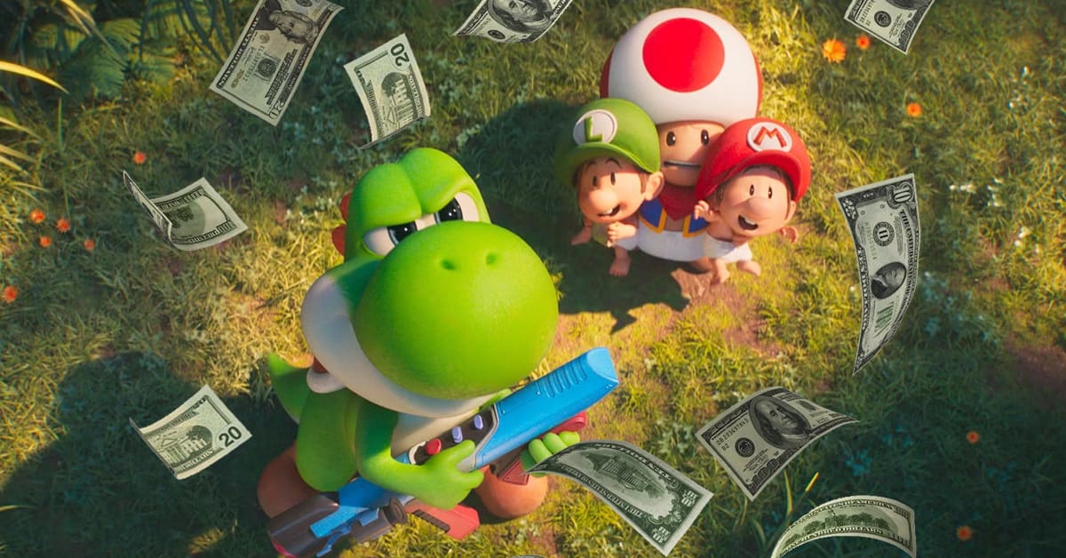 Éxito taquilla Super Mario Galaxy La Película
