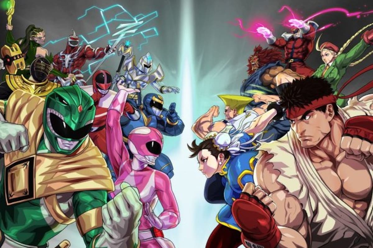 Personajes de Street Fighter se enfrentan a los Power Rangers en Legacy Wars