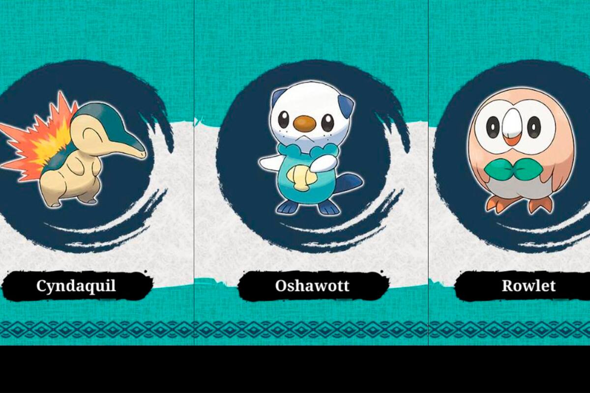 Comparten nuevo video con los iniciales de Pokémon Legends: Arceus