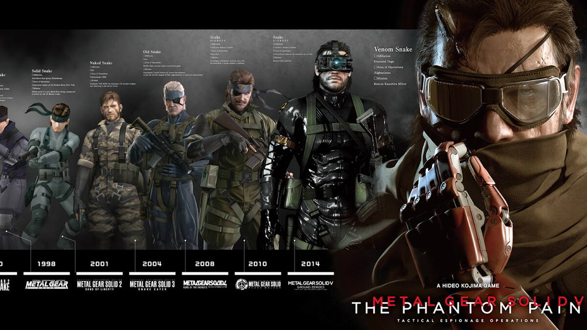 Fan de Metal Gear crea resumen de la historia de Big Boss y Solid Snake