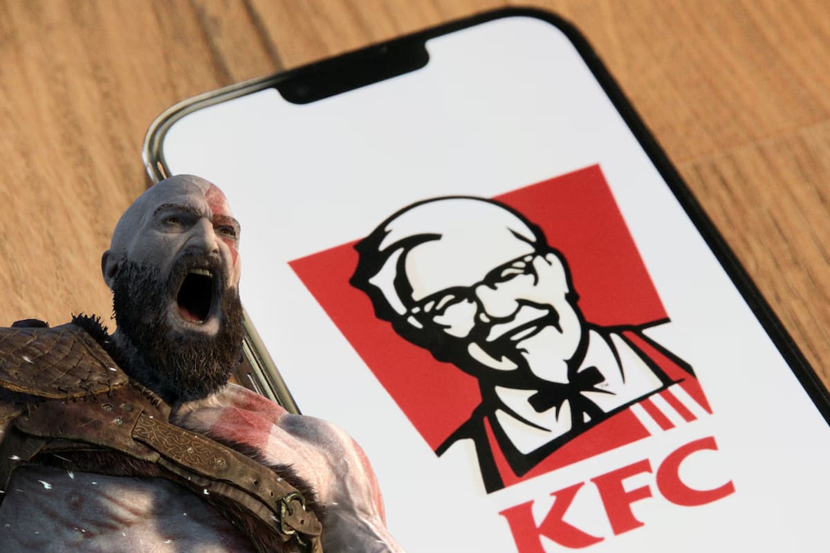 KFC aprovecha el debut de God of War Ragnarök para promocionarse brillantemente