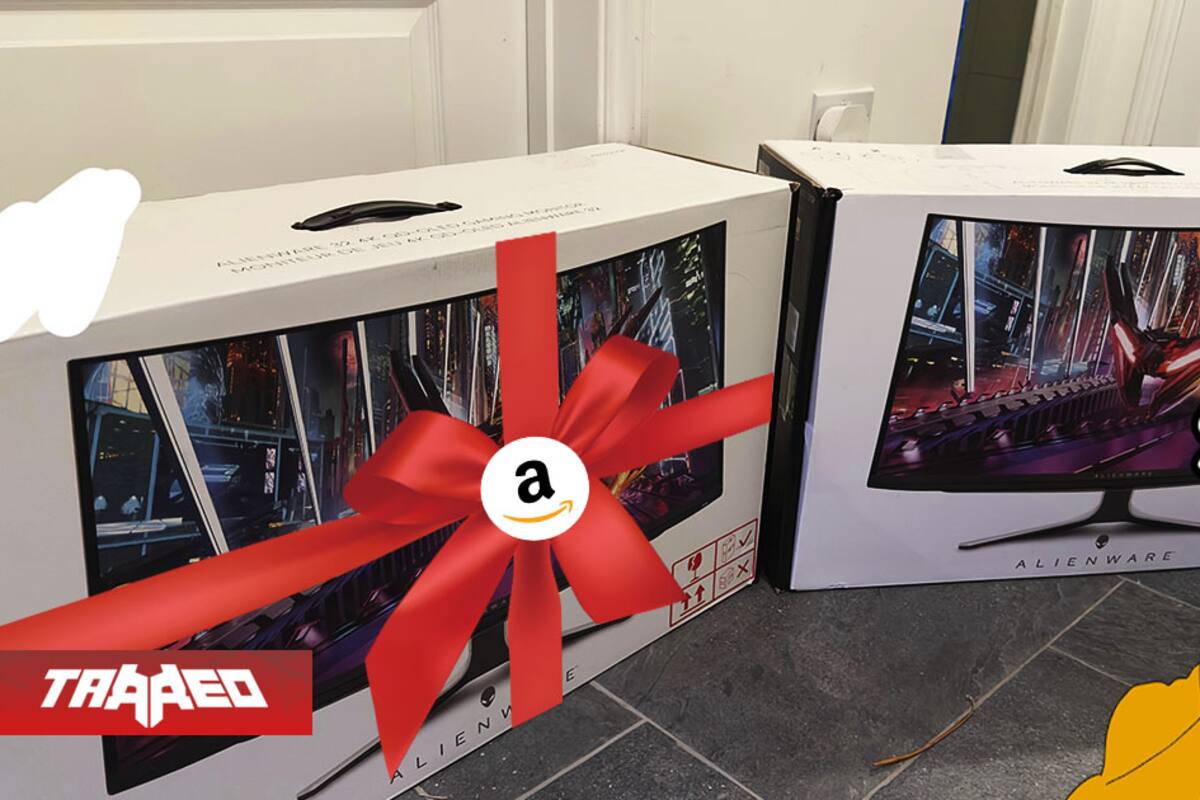 Jugador compró monitor Alienware de $2.100 dólares en Amazon y recibió otro por error, pero al intentar devolverlo, le dicen que se lo quede como regalo adelantado de Navidad
